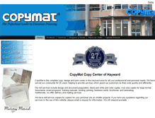 Tablet Screenshot of copymathayward.com